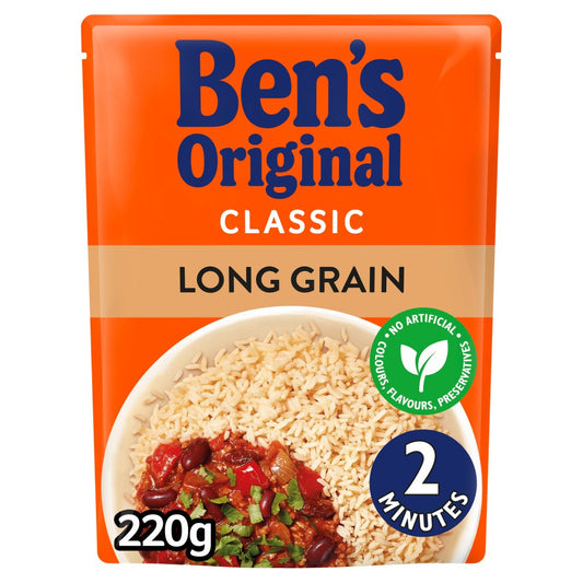 Bens Original Long Grain Microwavable Rice