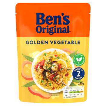 Bens Original Golden Vegetable Microwave Rice