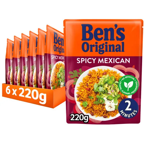 Bens Original Spicy Mexican Microwave Rice