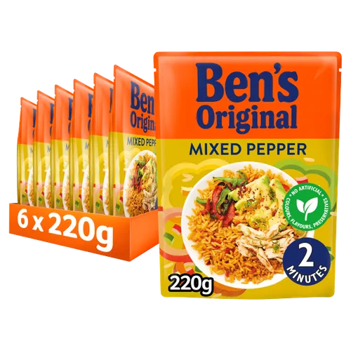 Bens Original Mixed Pepper Microwave Rice