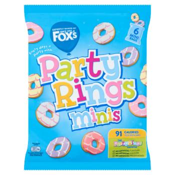 Foxs Party Ring Minis 6PK