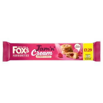 Foxs Jam & Cream Pm1.29 150G