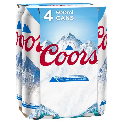 Coors 4X500Ml