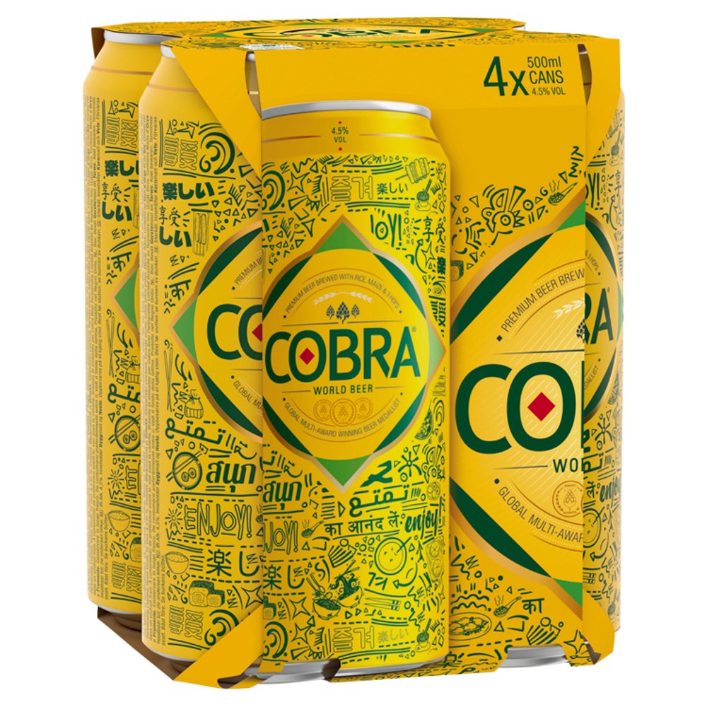 Cobra Indian Beer 4PK