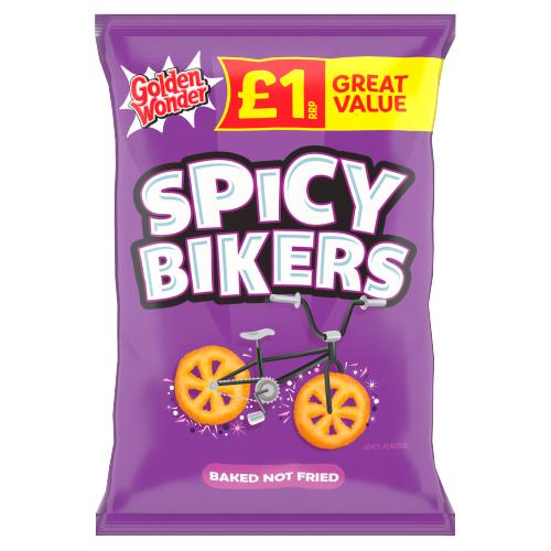 Golden Wonder Spicy Bikers Pm £1 50G