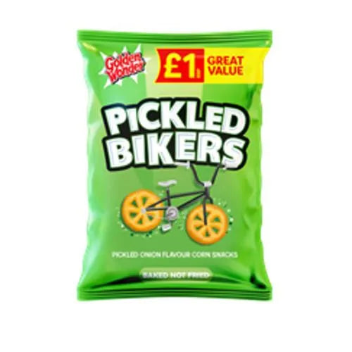 Golden Wonder Pickled Onion Bikers Pm 1.00 50G