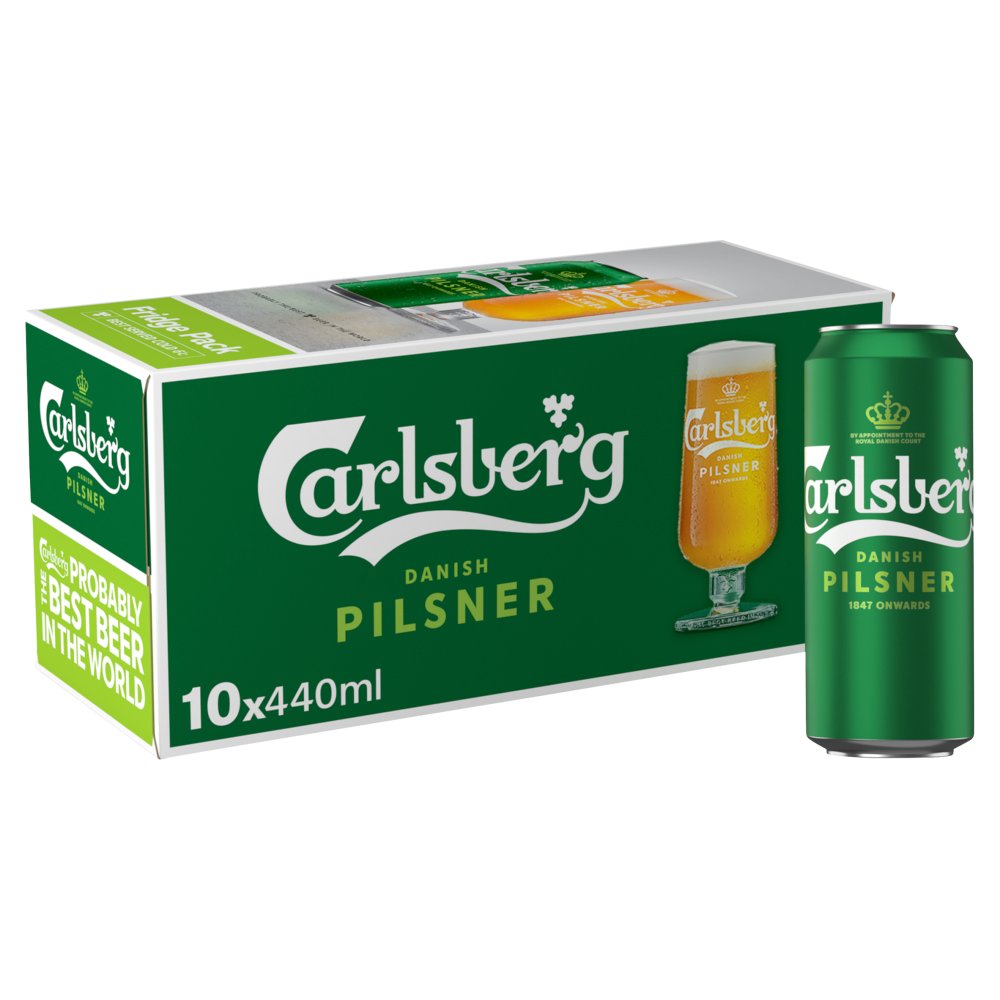 Carlsberg Pilsner 10X440Ml - 3.4%