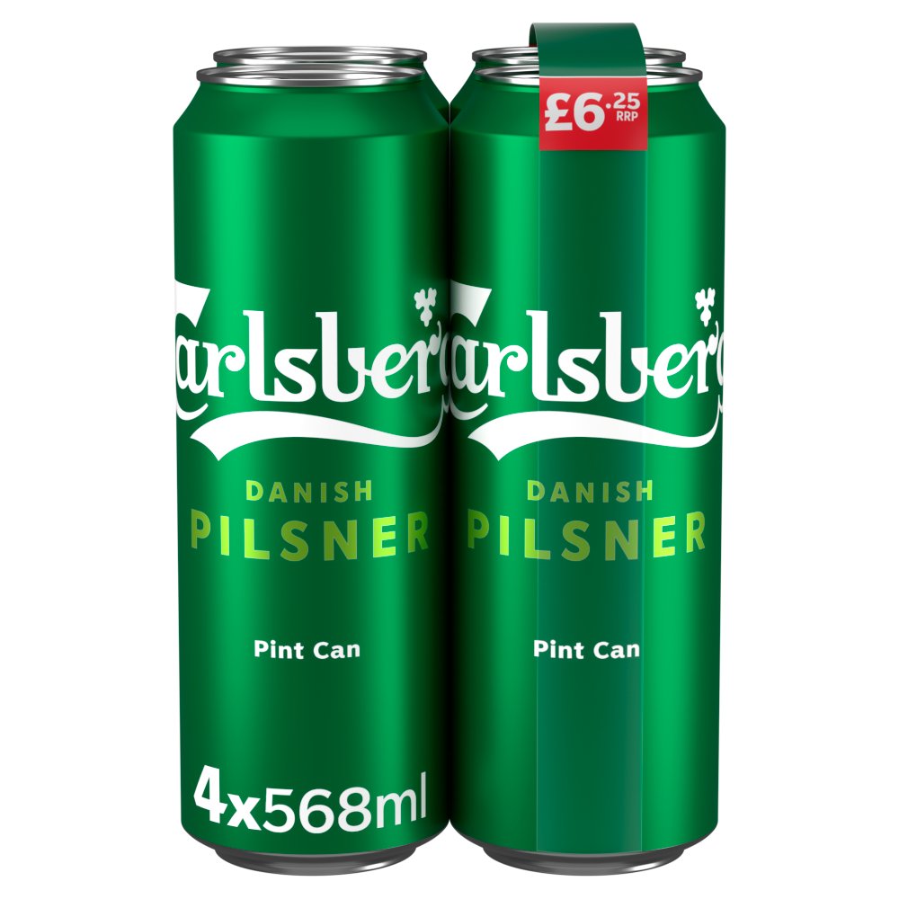 Carlsberg Pilsner 4X568Ml PMP 6.25 - 3.4%