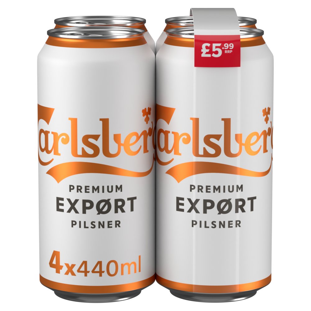 Carlsberg Export 4X440Ml PMP 5.99 - 4.8%