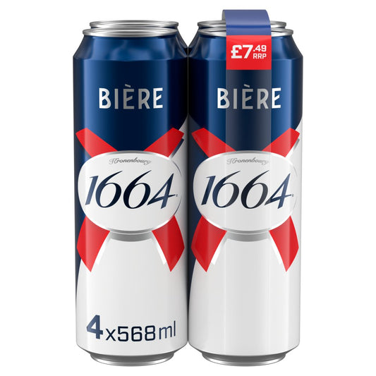 1664 Biere (Krononbourg) PMP 7.49 - 4.6%