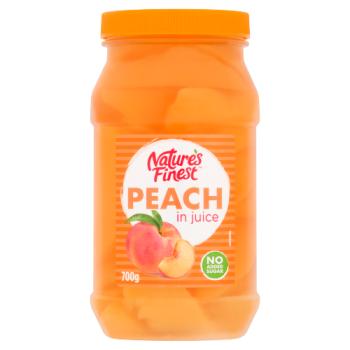 Natures Finest Peaches In Juice