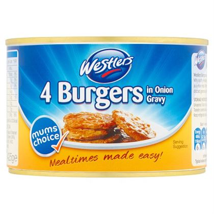 Westlers Hamburgers In Onion Gravy