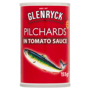 Glenryck Pilchards In Tomato Sauce 155G