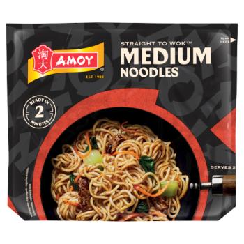 Amoy Straight To Wok Medium Noodles