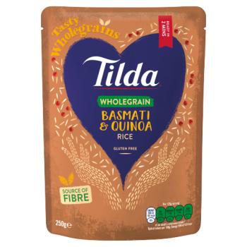 Tilda Steamed Basmati Brown & Quinoa Rice