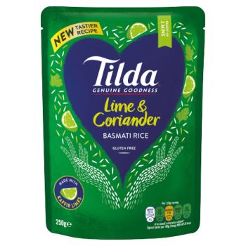 Tilda Steamed Basmati Lime & Corriander Rice