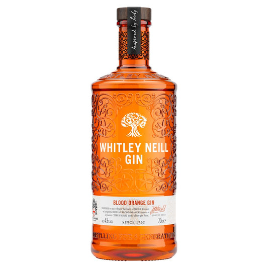 Jj Whitley Neill Blood Orange Gin 43% 70Cl