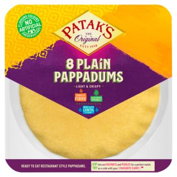 Pataks Rte Plain Poppadoms