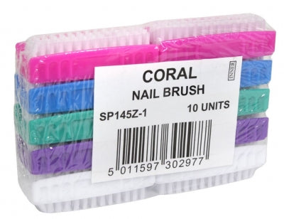 Coral Nail Brush*