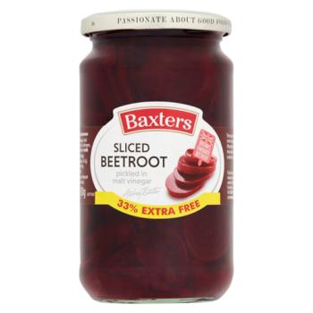 Baxters Sliced Beetroot 33%Ef