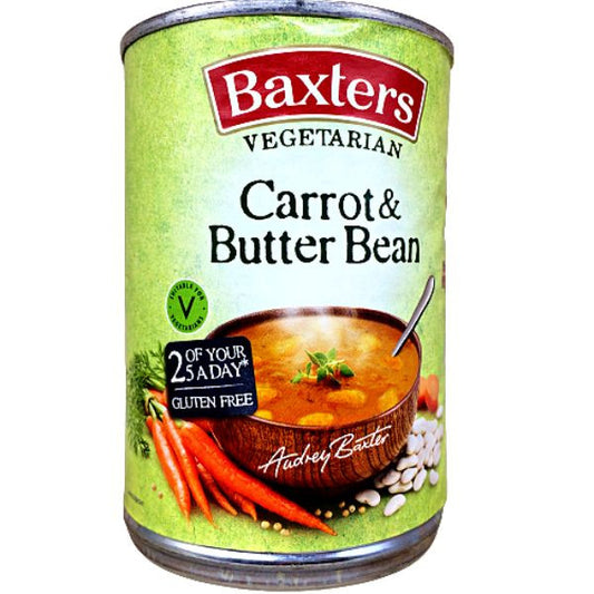 Baxters Vegetarian Soup Carrot And Butterbean