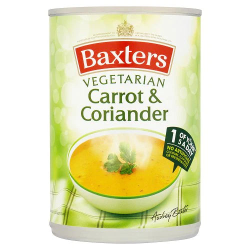 Baxters Vegetarian Soup Carrot And Coriander