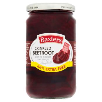 Baxters Crinkle Cut Beetroot 33%Ef