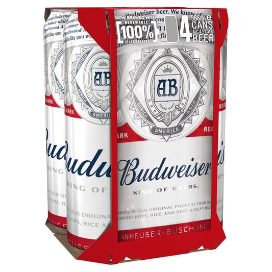 Budweiser Pint Can 4X568Ml