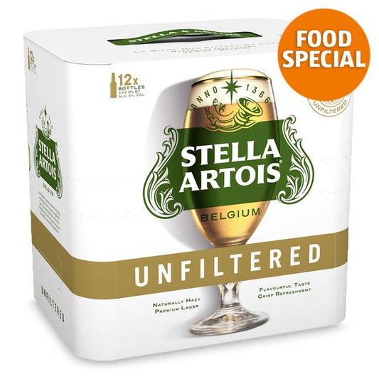 Stella Artois 5% Unfiltered 12X330Ml