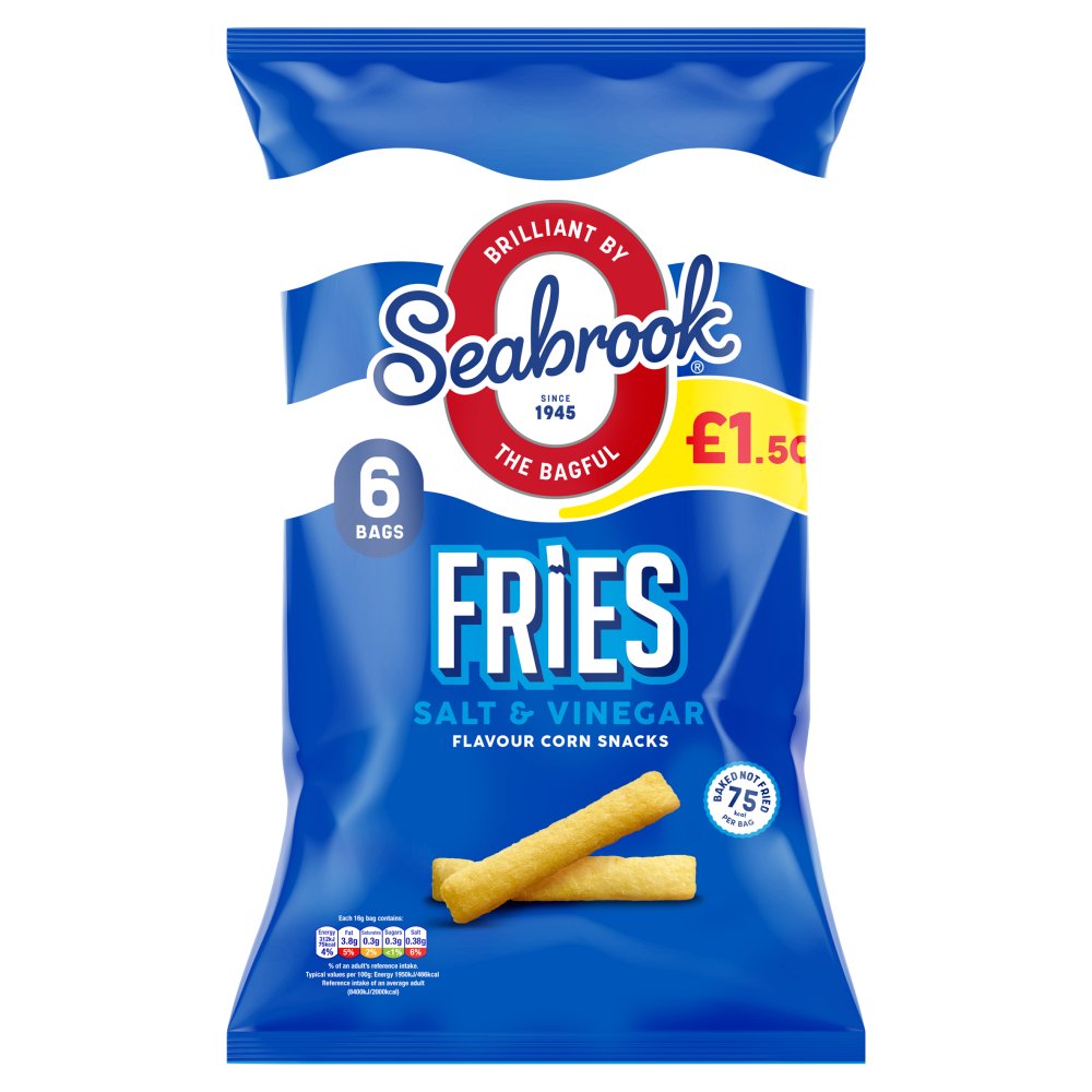 Seabrook Salt And Vinegar Pm1.50 6PK