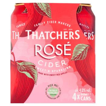 Thatchers Rose Can 4X440Ml