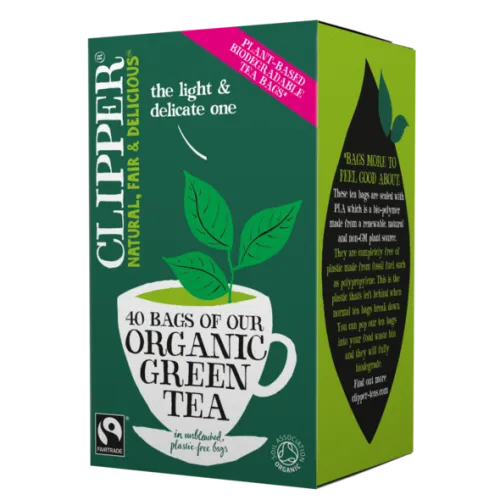 Clipper Fairtrade Organic Green 40 Tea Bags