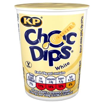 Kp Choc Dips White Chocolate Singles