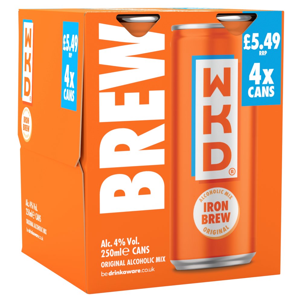 Wkd Iron Brew 4PK Pm5.49