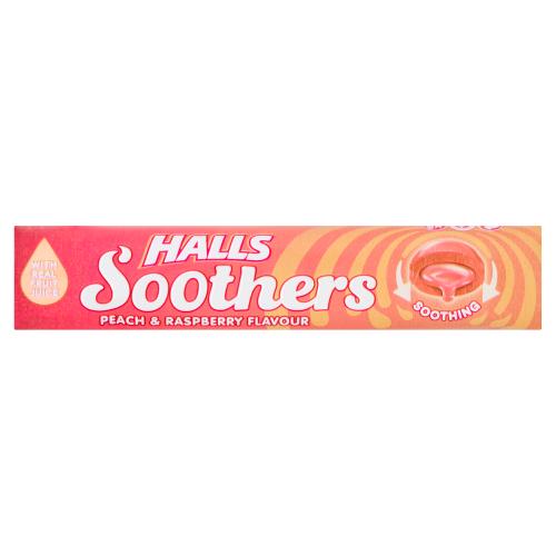 Halls Soothers Peach & Raspberry 20S