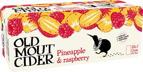 Old Mout Pineapple & Raspberry 10PK