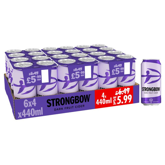 Strongbow Dark Fruit 4PK PMP 5.99- 4%