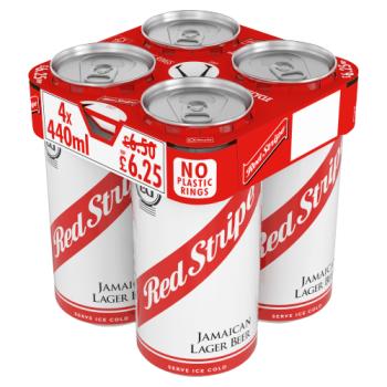 Red Stripe 4PK PMP 6.25 - 4.7%