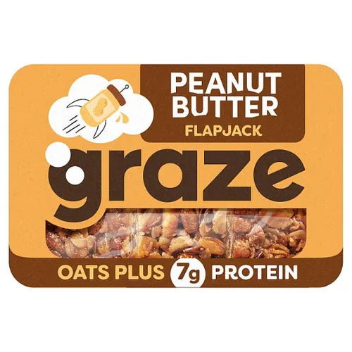 Graze Peanut Butter Protein Flapjack