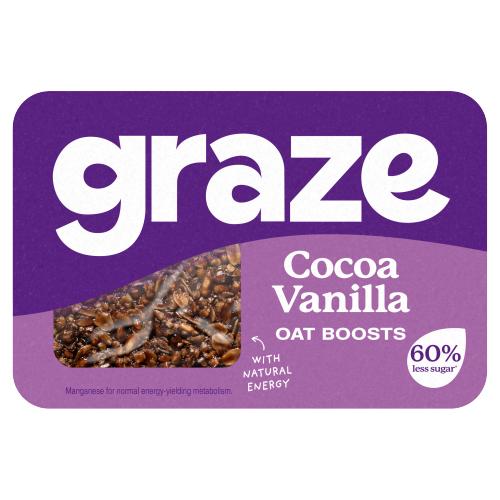 Graze Cocoa Vanilla Protein Flapjack