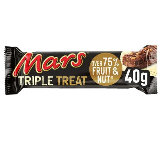 Mars Triple Treat Fruit And Nut Chocolate Bar