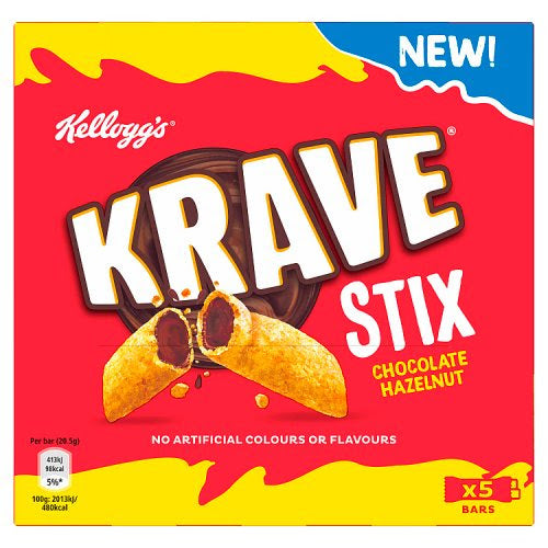 Krave Stix Chocolate Hazlenut 5PK