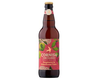 Cornish Orchards Raspberry & Elderflower - 4%