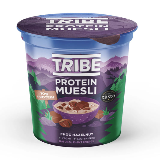 Tribe Protein Muesli Pot Choc Hazelnut