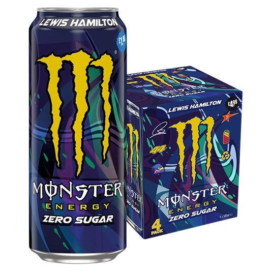 Monster Lewis Hamilton Zero Sugar 4PK