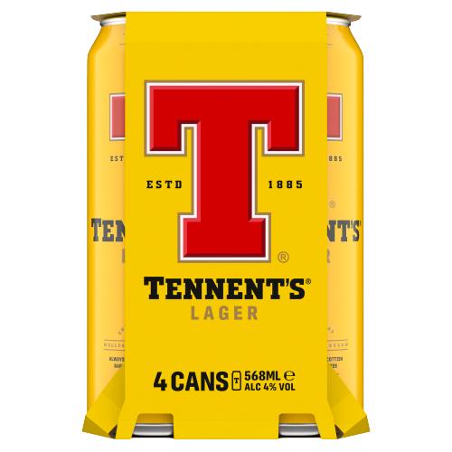 Tennents Lager Pint 568Ml