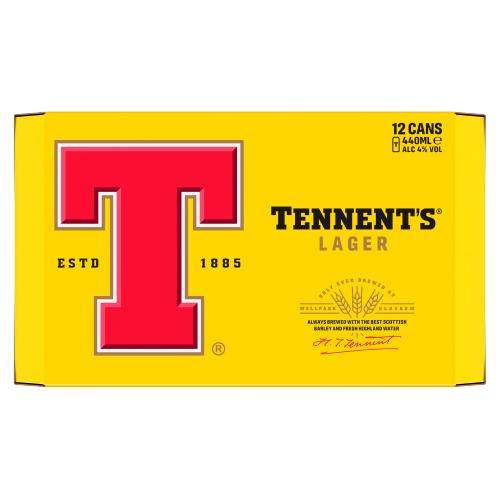 Tennents Lager 12X440Ml