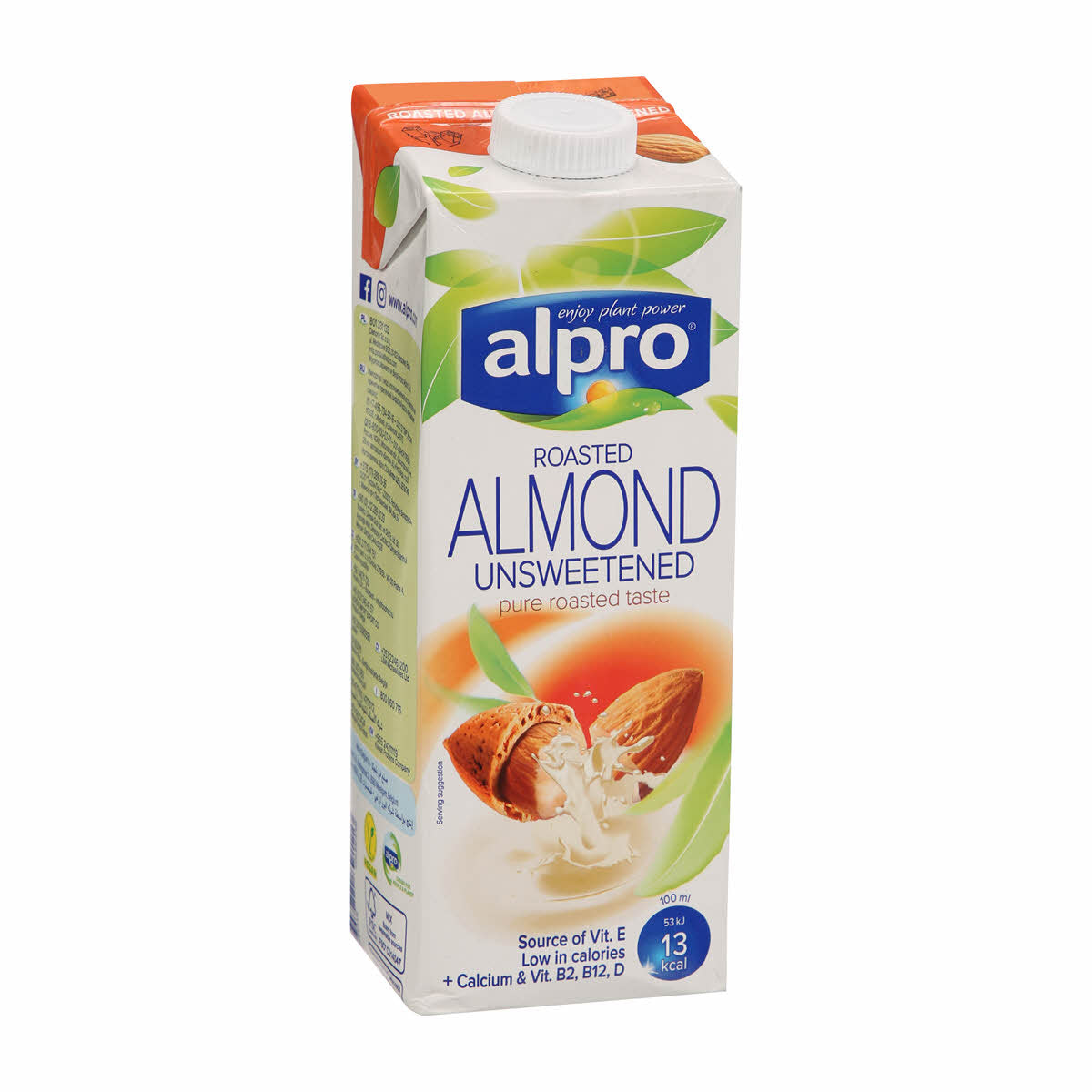 Alpro Uht Almond Unsweetened 1L