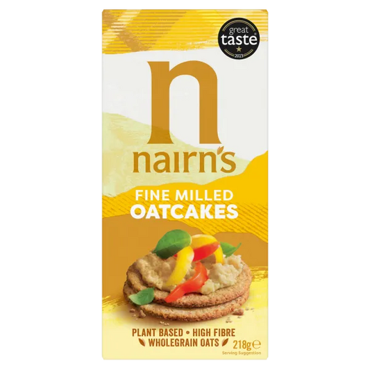 Nairns Oatcakes Fine Milled Oatcakes Carton 218G