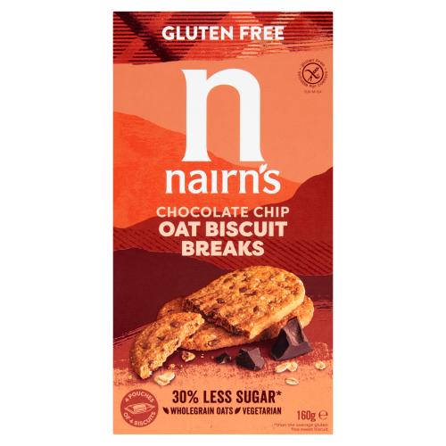 Nairns Gluten Free Chocolate Biscuit Breaks